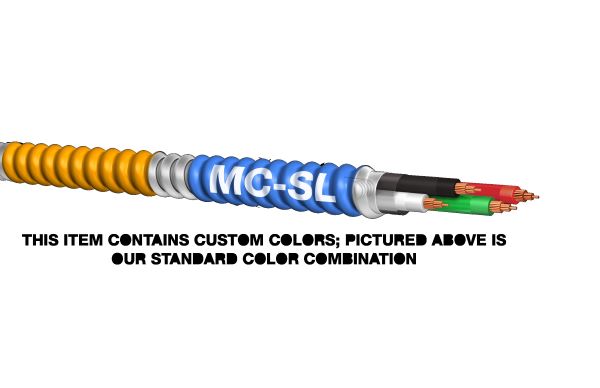 WIRE 10/3 MC STEEL JACKET - 250FT COIL 507452