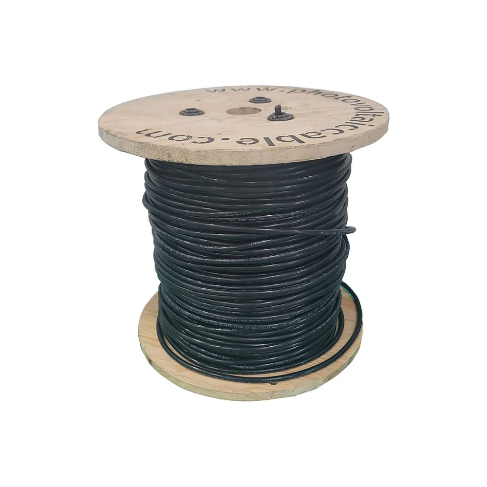 WIRE 8 PV PHOTOVOLTAIC BLACK