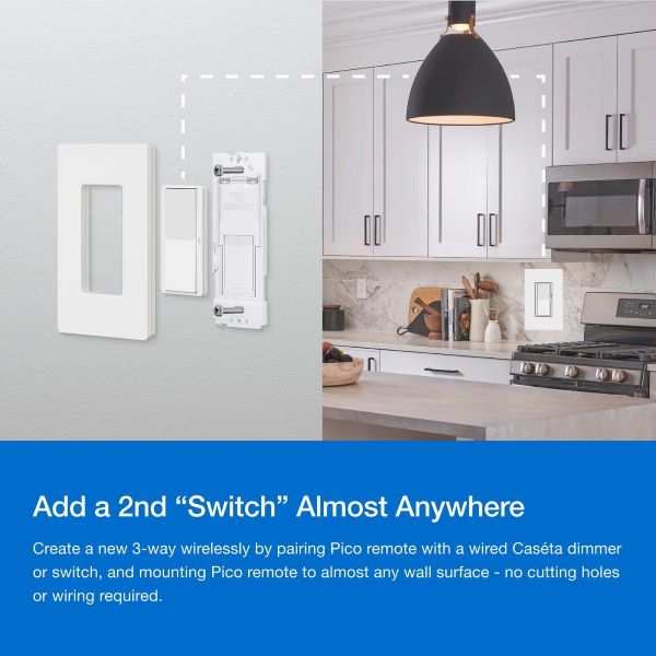 Lutron&reg; DVRF-PKG1S-WH 541005