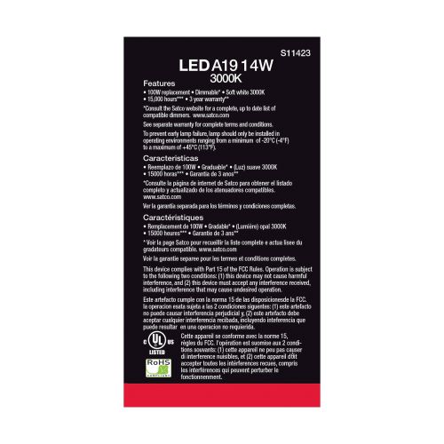 SATCO&reg; S11423 528252